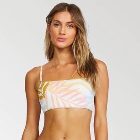 ☀️BILLABONG Tropic Jungle Tube Bikini Top☀️ - Picture 1 of 6